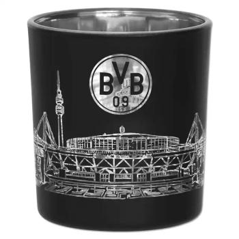 Borussia Dortmund BVB Windlicht schwarz